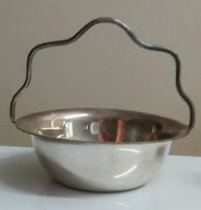 A1 Silver Plated Handled Dish 11cm Good Condition - Picture 1 of 4