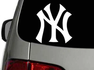 Adesivo finestra da parete auto decalcomania da baseball vinile New York Yankees SCEGLI LA TAGLIA COLORE - Foto 1 di 1