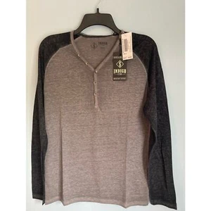 Indigo Star Mens Shirt Small Gray - Picture 1 of 6