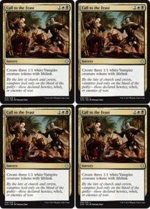 MTG - 4x CALL TO THE FEAST - Ixalan (U) - Picture 1 of 1