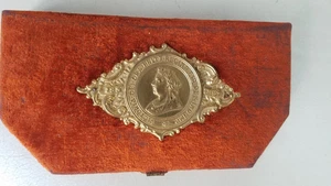 VICTORION SEWING BOX 1837 / 1897 WITH IMPLEMENTS' - Picture 1 of 7
