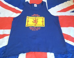 Rod Stewart Hampden Park Glasgow Scotland Vintage Music Vest 1999 - Picture 1 of 5