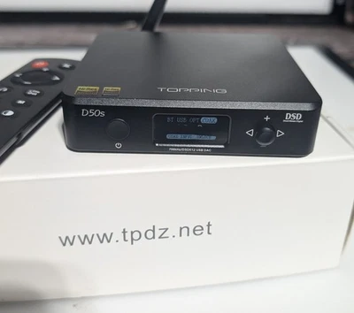 Topping D50 DAC with IFI linear power supply, ES9038Q2M x2 32bit/768kHz DSD512 - Image 1 of 4