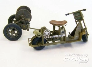 PLUS MODEL 438 SCOOTER AMÉRICAIN AVEC DÉVIDOIR WWII 1/35 - Imagen 1 de 1