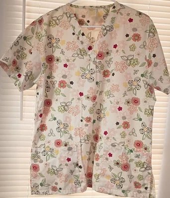 Pantalones Médicos Dickies BB Talla S Naranja Bolsillos Moda Sello Camisa Bolsillos Talla S  Foto 1 de 4