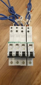 Crabtree Loadstar RCBO 6A 30mA 6kA Type A B Curve Set Of 4 - Picture 1 of 4