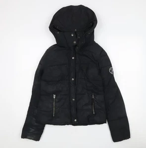Abercrombie & Fitch Women's Black Puffer Jacket S - Picture 1 of 12