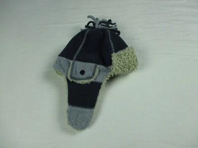 Sombrero Trampero BabyGap Niño Pequeño Mediano Azul Gris Niños Sherpa Nieve Solapa Oreja Foto 1 de 4