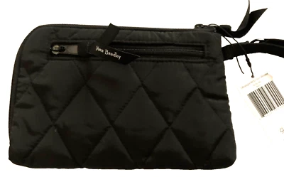 Vera Bradley Ultralight RFID Slim Wristlet Black NWT - Image 1 of 2