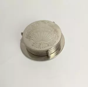 Vintage Silver Plated Sea Shell Theme Coasters Set of 6 w/Caddy - Picture 1 of 4