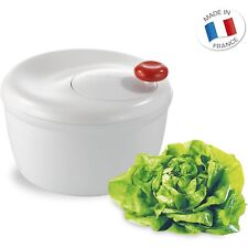 Moulinex Essoreuse à Salade Bouton Stop Capacité 5L - Fabriqué en France - BLANC