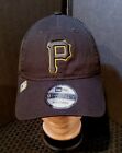 Chapeau Pirates de Pittsburgh New Era 9Twenty casquette de baseball réglable en maille noire dos