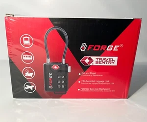 Forge Travel Sentry 4-pack TSA-approved Black Luggage Locks, Model: Eagle/21105 - Picture 1 of 2