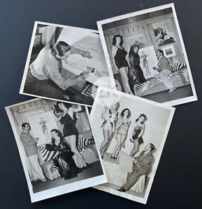 Autour de ALBERTO VARGAS Pin-up GIRL DARNELL WINDSOR HALEY OWNBEY 4 Photos 1940s