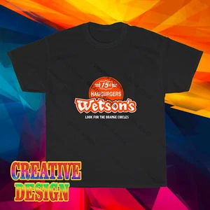 Wetson's Hamburger Logo T-Shirt Funny Size S to 5XL Hoodie & T-Shirt - Picture 1 of 8