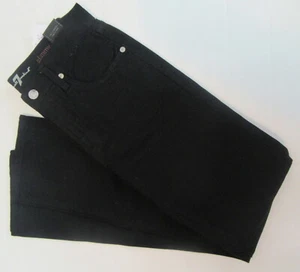 7 For All Mankind Kid's Black Slimmy Jeans sz 10 - Picture 1 of 3