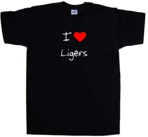 I Love Heart Ligers T-Shirt - Bild 1 von 1