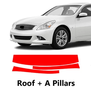 Roof+A Pillars PreCut Paint Protection Film For INFINITI Q40 BASE 2015-2015 - Picture 1 of 6