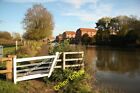 Photo 6x4 Trent-side gate Newark-on-Trent Typical River Trent footpath do c2012