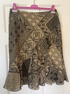 CHAPS Est 1978 WOMENS RUFFLED FRONT SKIRT - SIZE MEDIUM - Imagen 1 de 9