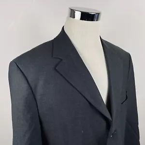 Brooks Brothers 346 44R Stretch Sport Mantel anthrazit Wollmischung drei Knöpfe - Bild 1 von 8