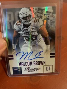 Malcom Brown Rookie Auto /100 2015 Panini Prestige - Picture 1 of 2
