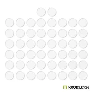 BASES ACRÍLICAS TRANSPARENTES KROMLECH: REDONDAS 28,5 MM - Imagen 1 de 2