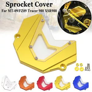 Front Sprocket Chain Cover For Yamaha MT-09/FZ-09 Tracer 900 XSR900 Aluminum+PC - Picture 1 of 17