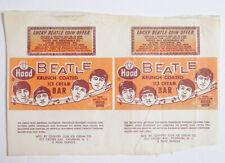 1964 Hood The Beatles Original Krunch Coated Ice Cream Bar Wrapper