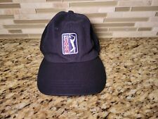 PGA Tour AHEAD Hat Cap Black Hook & Loop Adjustable One Size Fits Most Golf