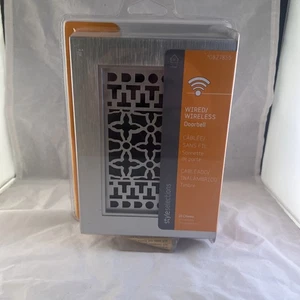 Style Selections Brushed Nickel Wired or Wireless Doorbell Chime #0827855 - Picture 1 of 2