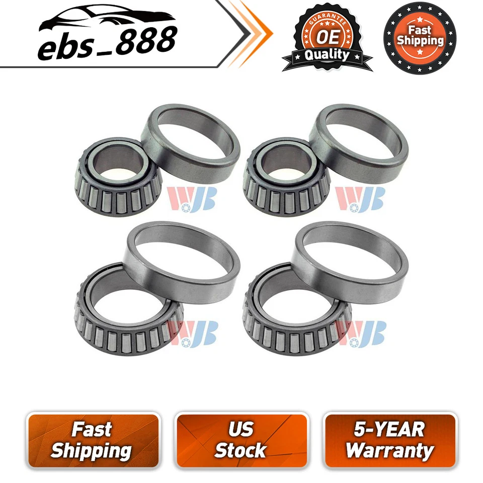 4 передних внутренних наружных подшипника колеса и гоночный комплект WJB для Toyota Carina 1973-1973 - Изображение 1 из 2