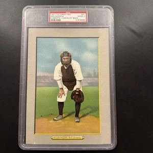 1911 T3 Turkey Red Red Kleinow #21 Cabinets Checklist Back PSA 2 GOOD - Picture 1 of 4