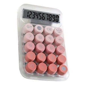 _Cute Desktop Calculator Mechanical Clear Digital Display Simple Basic Desk - Picture 1 of 12