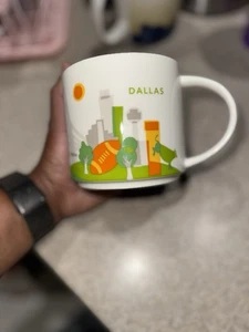 Taza de té café Starbucks Dallas You Are Here Series Collection 14 oz - Imagen 1 de 5