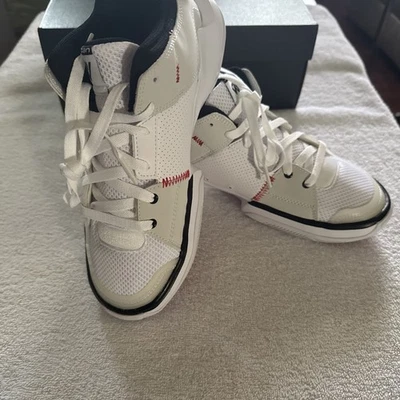 Jordan One Take 5 (GS) Talla 6.5Y 6.5 Y Blanco Universidad Rojo Negro Juvenil NUEVO Foto 1 de 4