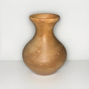 Natürliche rustikale Holzvase signiert JW Campbell Western Colorado 5,5" hoch - Bild 1 von 15