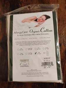 Allergycare Organic Cotton Luxury Zippered Mattress Encasing For Baby Crib Size - Picture 1 of 3