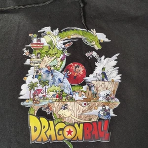 Dragon Ball Z Hoodie Mens 2XL Black Sweatshirt Pullover Anime By Guildan Dragon - Picture 1 of 10