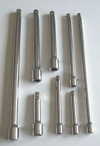 8 piezas BARRA DE EXTENSIÓN CROMADA ZÓCALO TRINQUETE ZÓCALO - Imagen 1 de 2