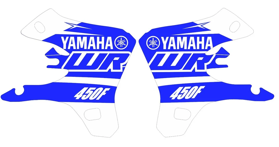Adesivos para YAMAHA WR 450F WR450F 2005 2006 Sudário GRÁFICOS Azul Branco   - Imagem 1 de 1