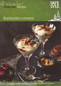 Recipe Card: Barbados Creams (Waitrose) - Imagen 1 de 1