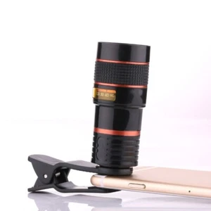 Telefon Kamera HD Objektiv Universal Clip-on 20X Zoom Handy Teleskop Zubehör AH - Zdjęcie 1 z 6