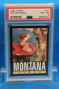 1985 TOPPS # 157 Joe Montana PSA 8 NM-MT # 56886245  SAN FRANCISCO 49ers !!! - Picture 1 of 2
