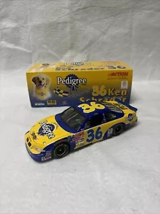 KEN SCHRADER #36 M&M'S PEDIGREE 2001 NASCAR RACING 1/24 DIECAST CAR 3252 MADE - Picture 1 of 6