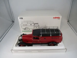 Märklin metallo scala 1:16 1989 Mercedes furgone Reichspost + movimento IMBALLO ORIGINALE - Foto 1 di 5