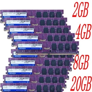 20GB 16GB 8GB 4G 2G DDR2-800Mhz PC2-6400 16chips Desktop Memory For DATA Lot UK - Picture 1 of 16