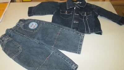 Jungen Jeansjacke  + Jeans Hose, "STACCATO+Baby Club C+A" Gr 80 Outerwear Neuwer - Bild 1 von 4