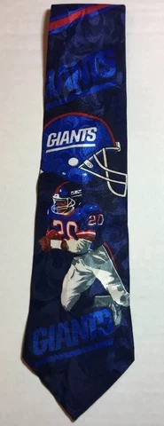 Vintage  NEW YORK GIANTS TIE TEAM NFL SUPER BOWL XXL XXV FOOTBALL Pre-owwned Cover