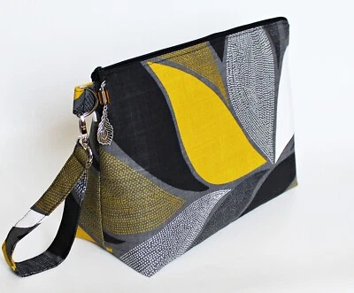 Projekttasche Gr.L, Handarbeitstasche, Große Reißverschluss-Tasche selbst genäht - Bild 1 von 4